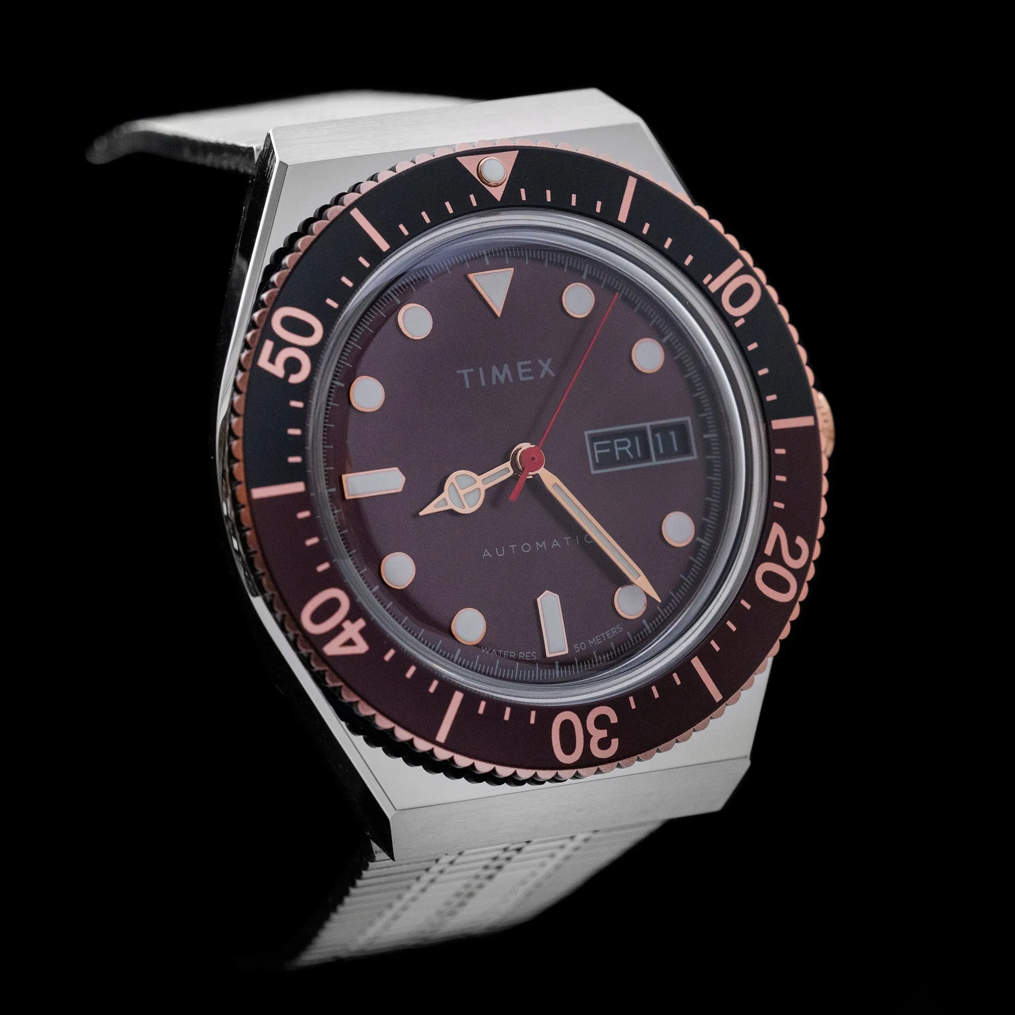 Timex - 2020 M79 Stainless Steel/Brown Automatic