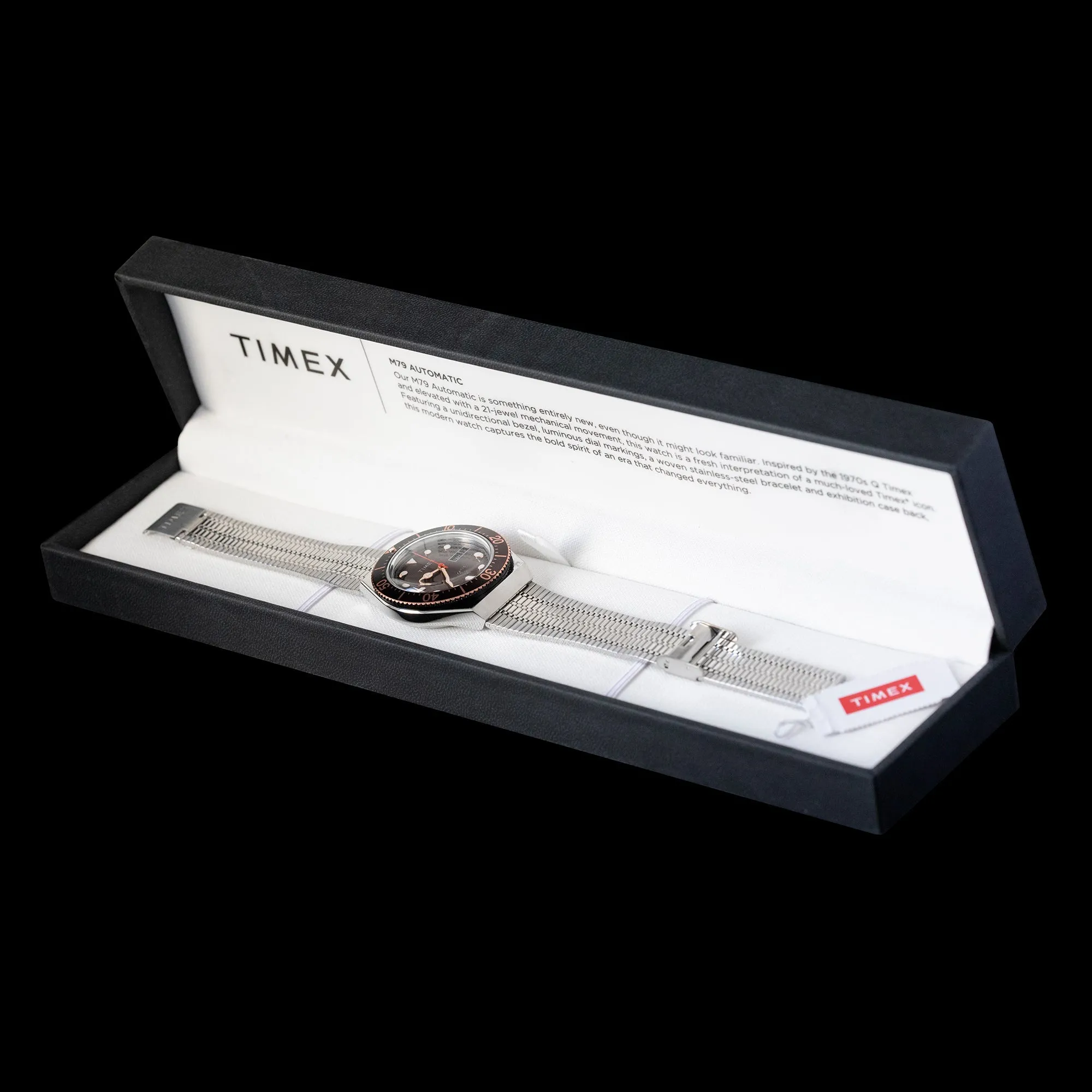 Timex - 2020 M79 Stainless Steel/Brown Automatic