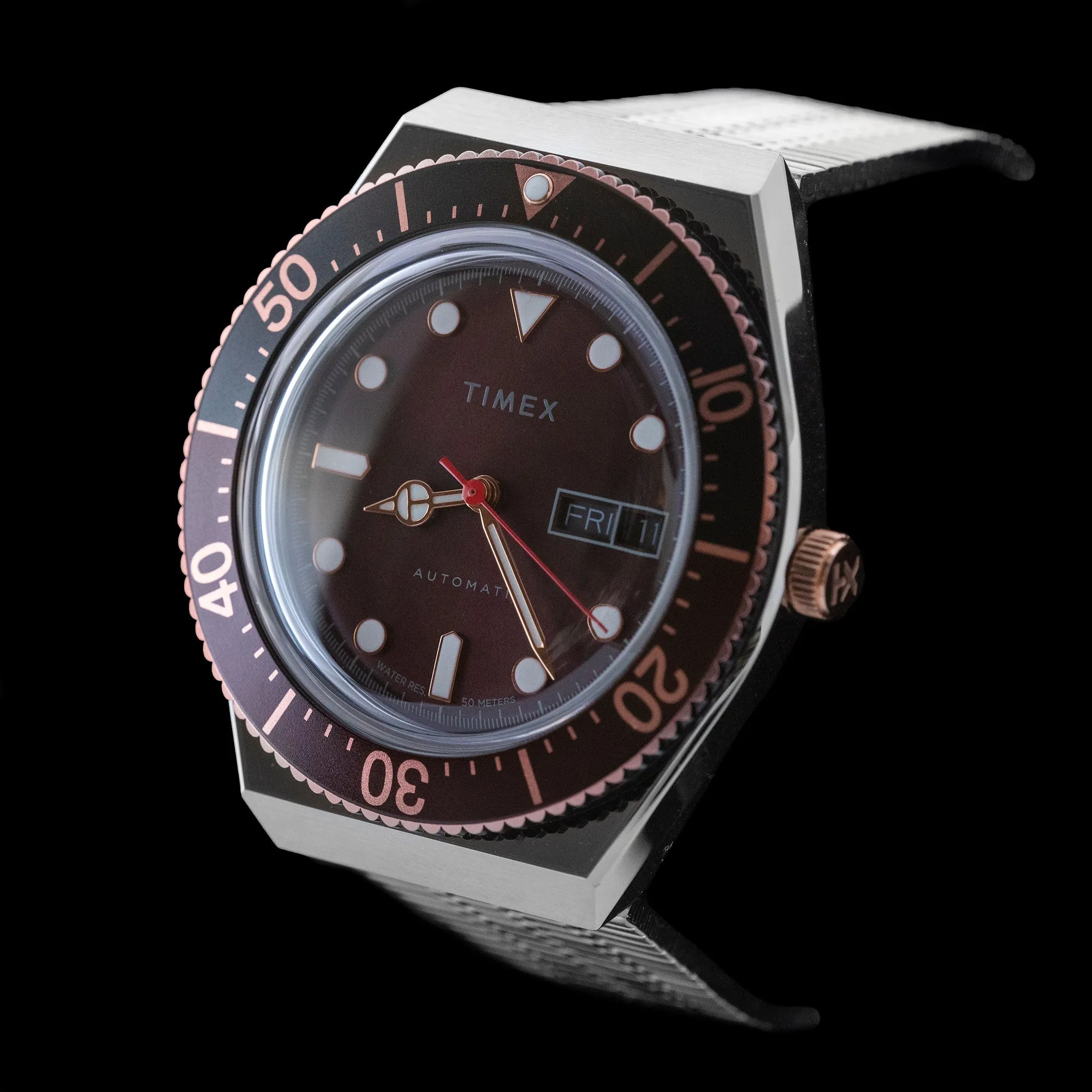 Timex - 2020 M79 Stainless Steel/Brown Automatic