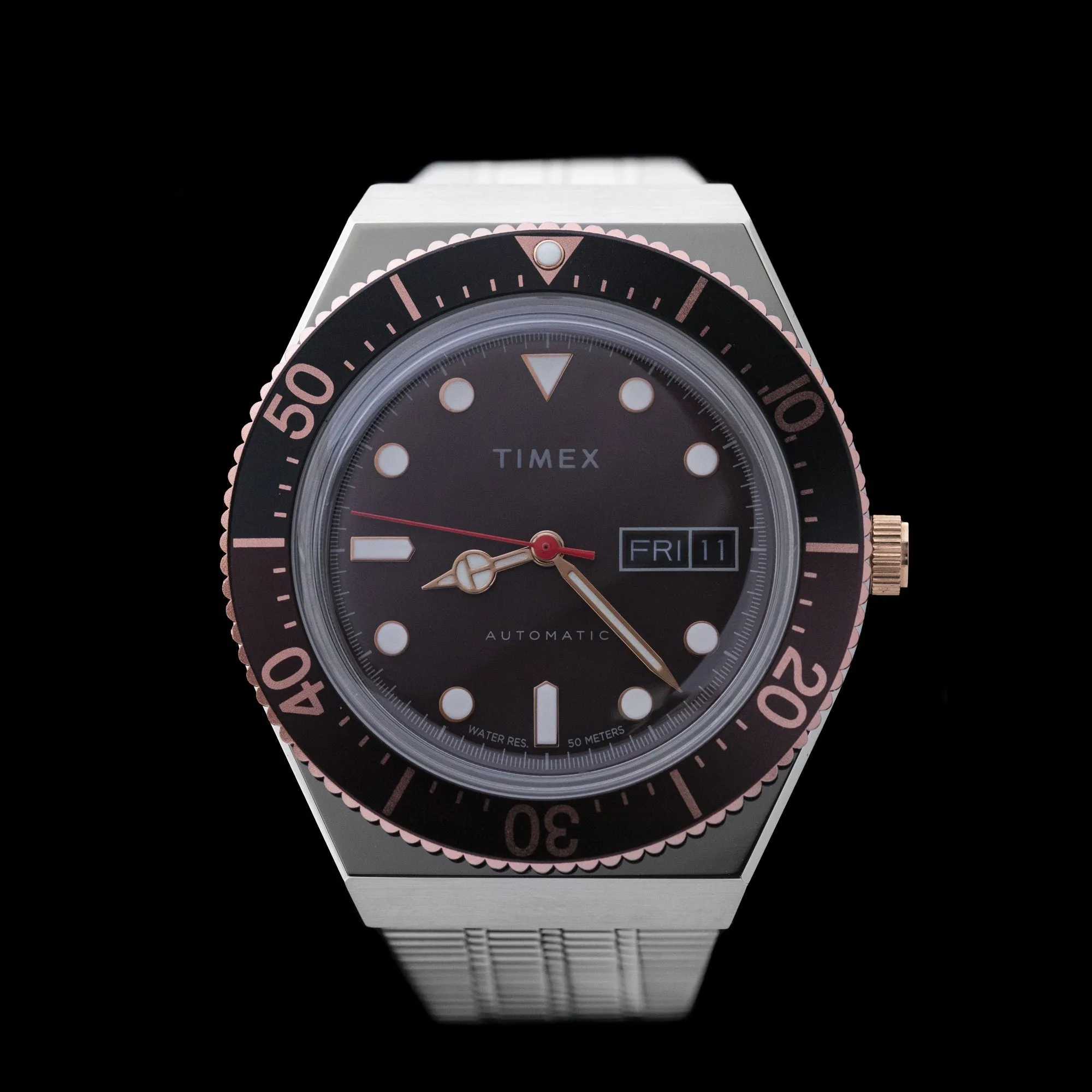 Timex - 2020 M79 Stainless Steel/Brown Automatic
