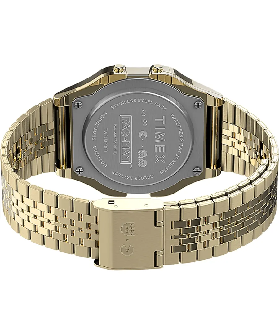 Timex T80 x Pac-Man 34mm - Gold