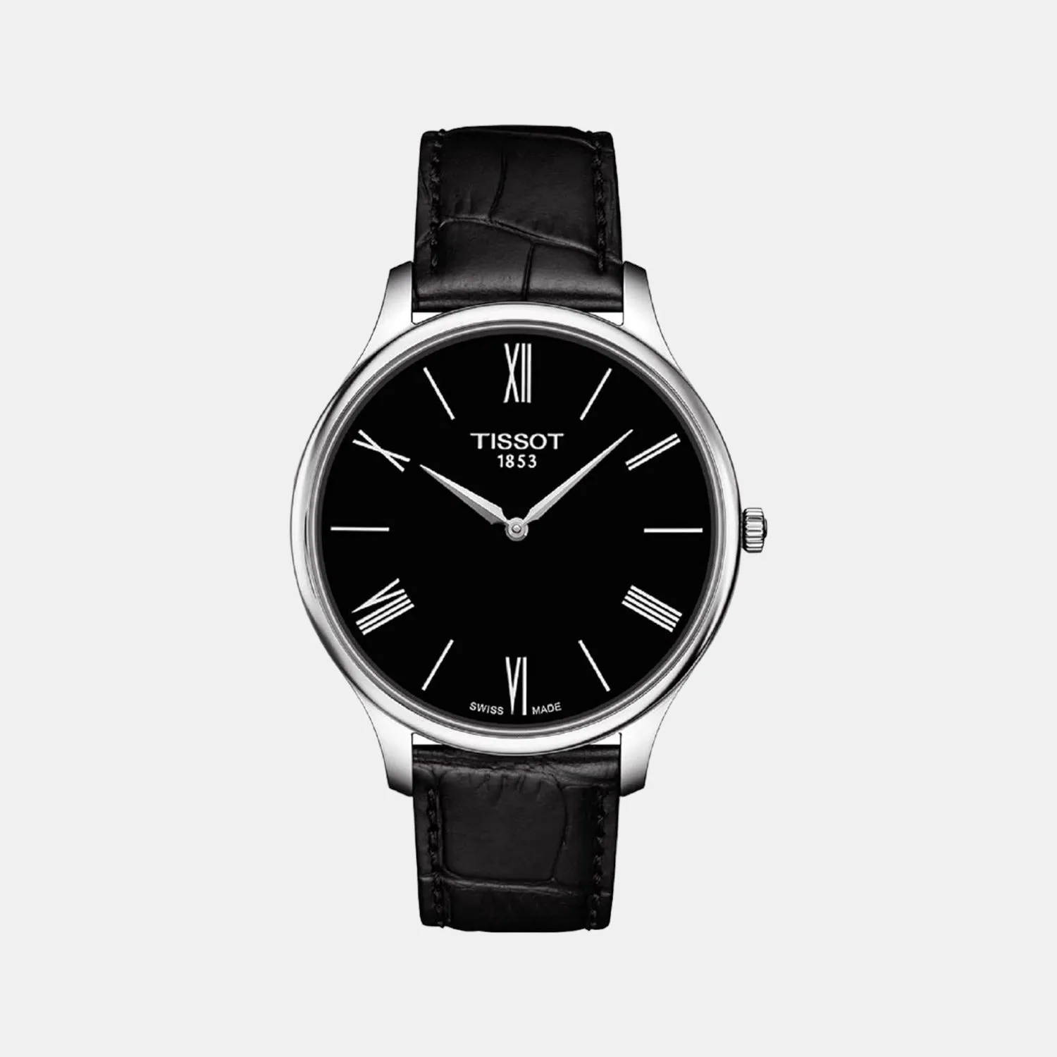 Tradition Men Analog Leather Watch T0634091605800