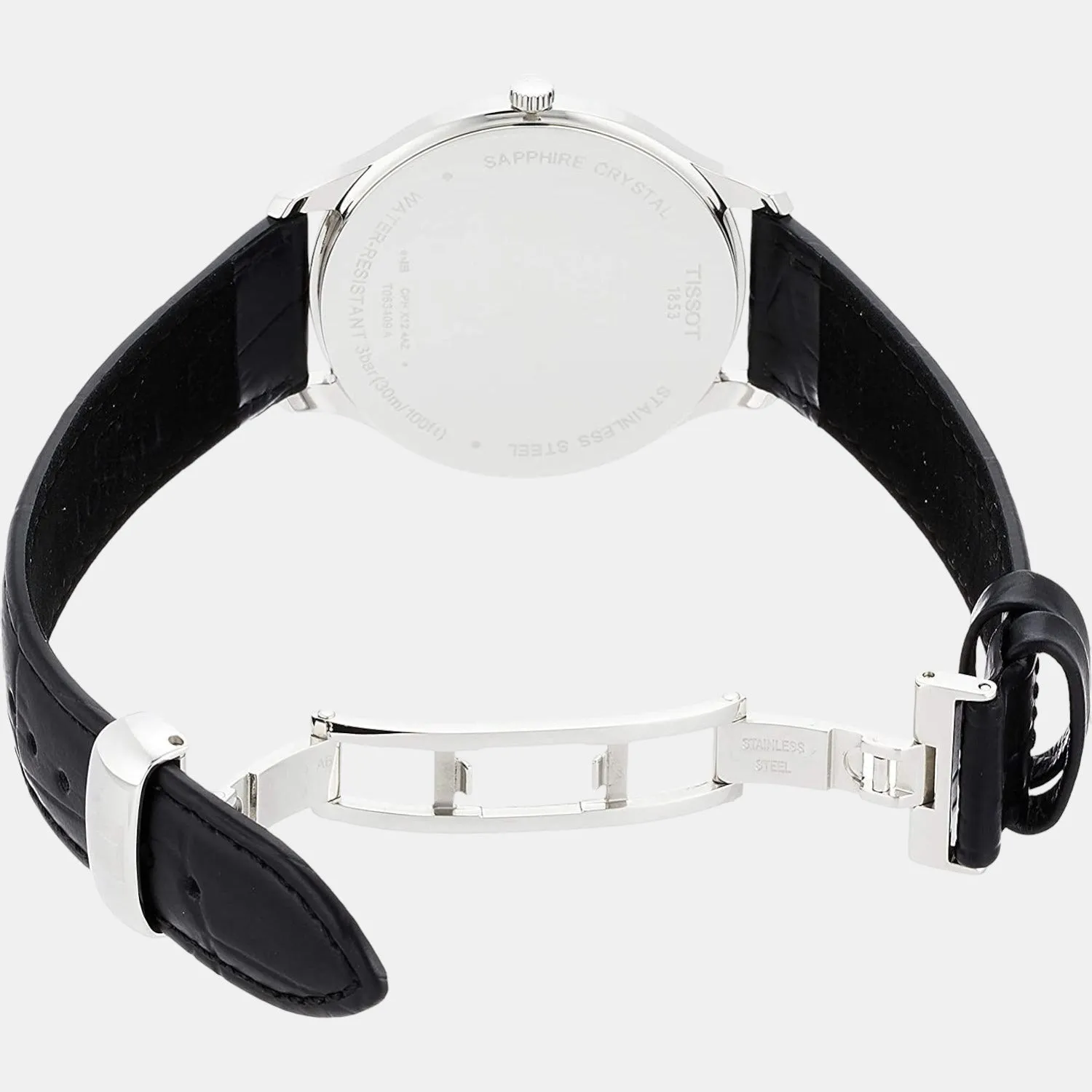 Tradition Men Analog Leather Watch T0634091605800