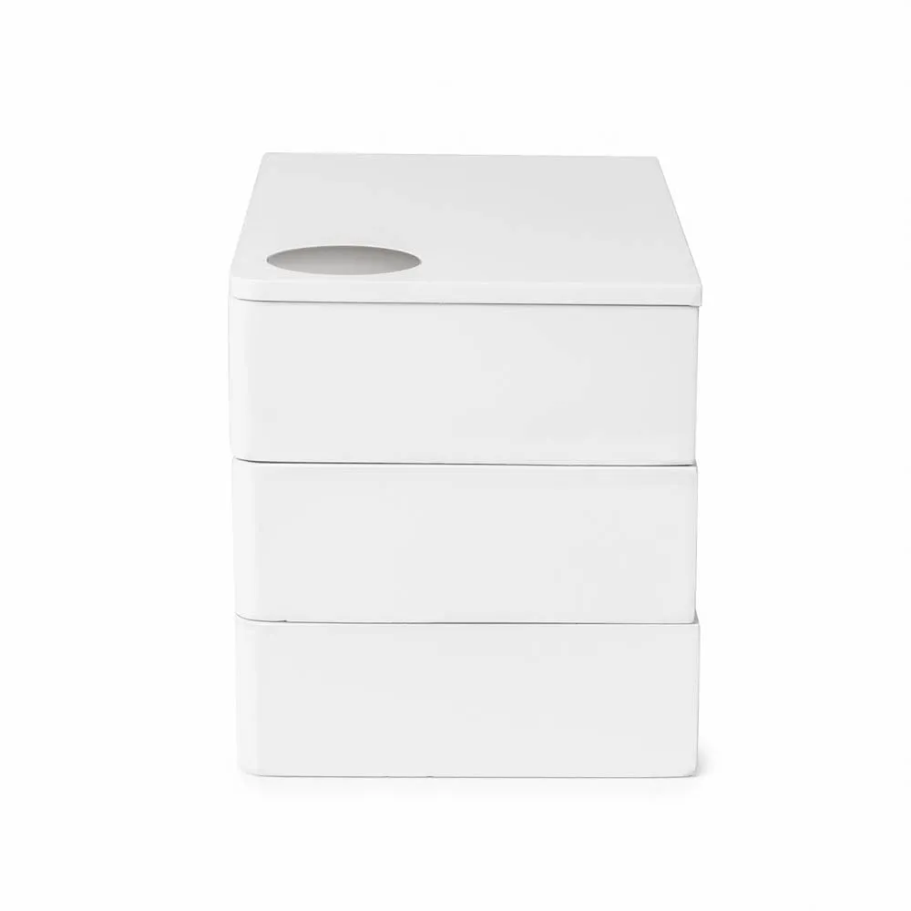 Umbra Spindle Jewelry Box White