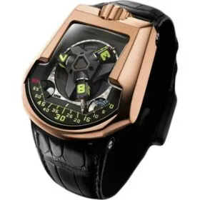Urwerk 200 Collection 18K Rose Gold Men's Watch