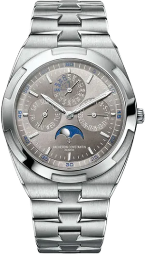 Vacheron Constantin Overseas Perpetual Calendar Extra Thin 18K White Gold Men's Watch