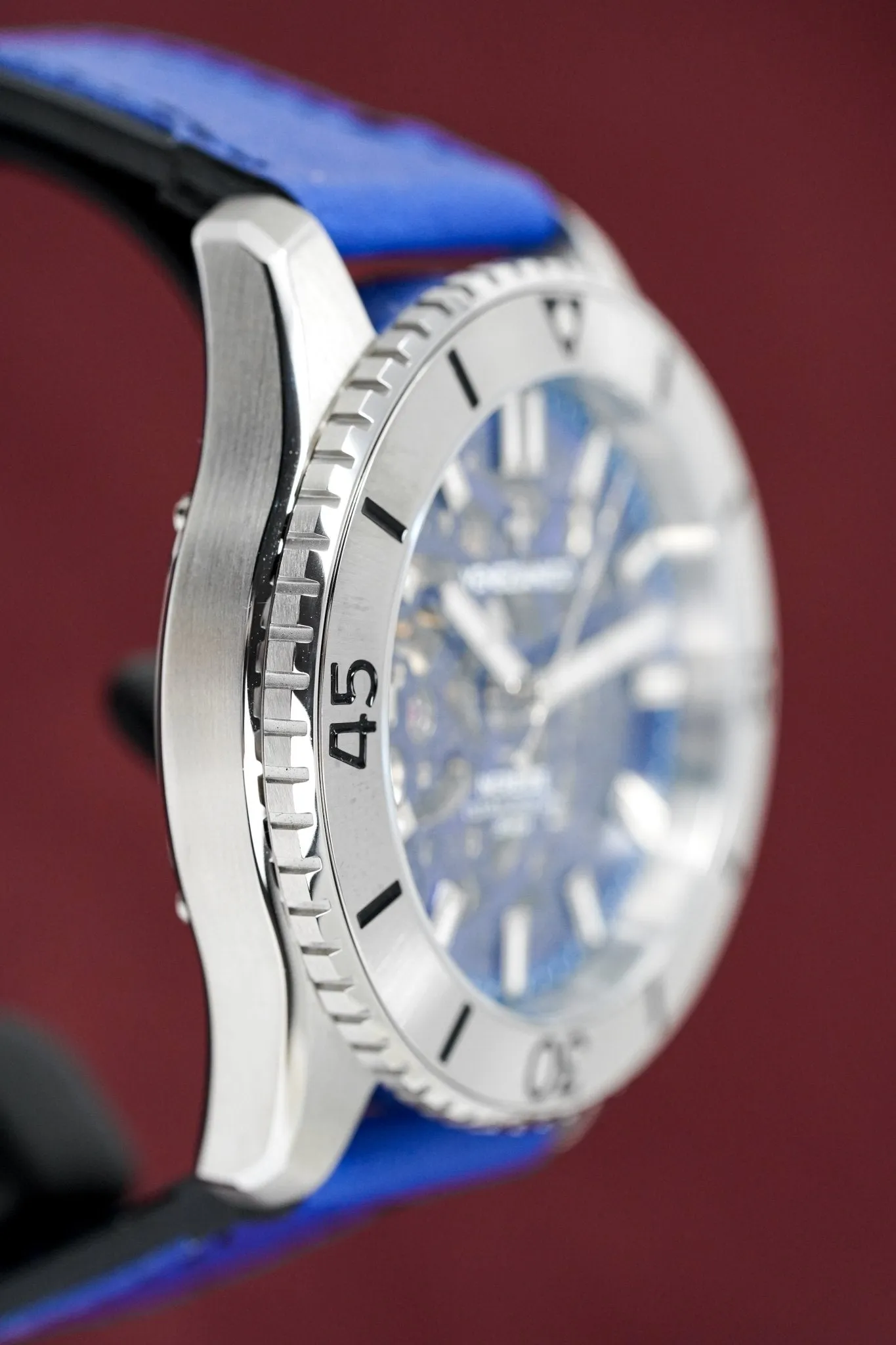 Venezianico Automatic Watch Nereide UltraLeggero Skeleton Blue 3921502