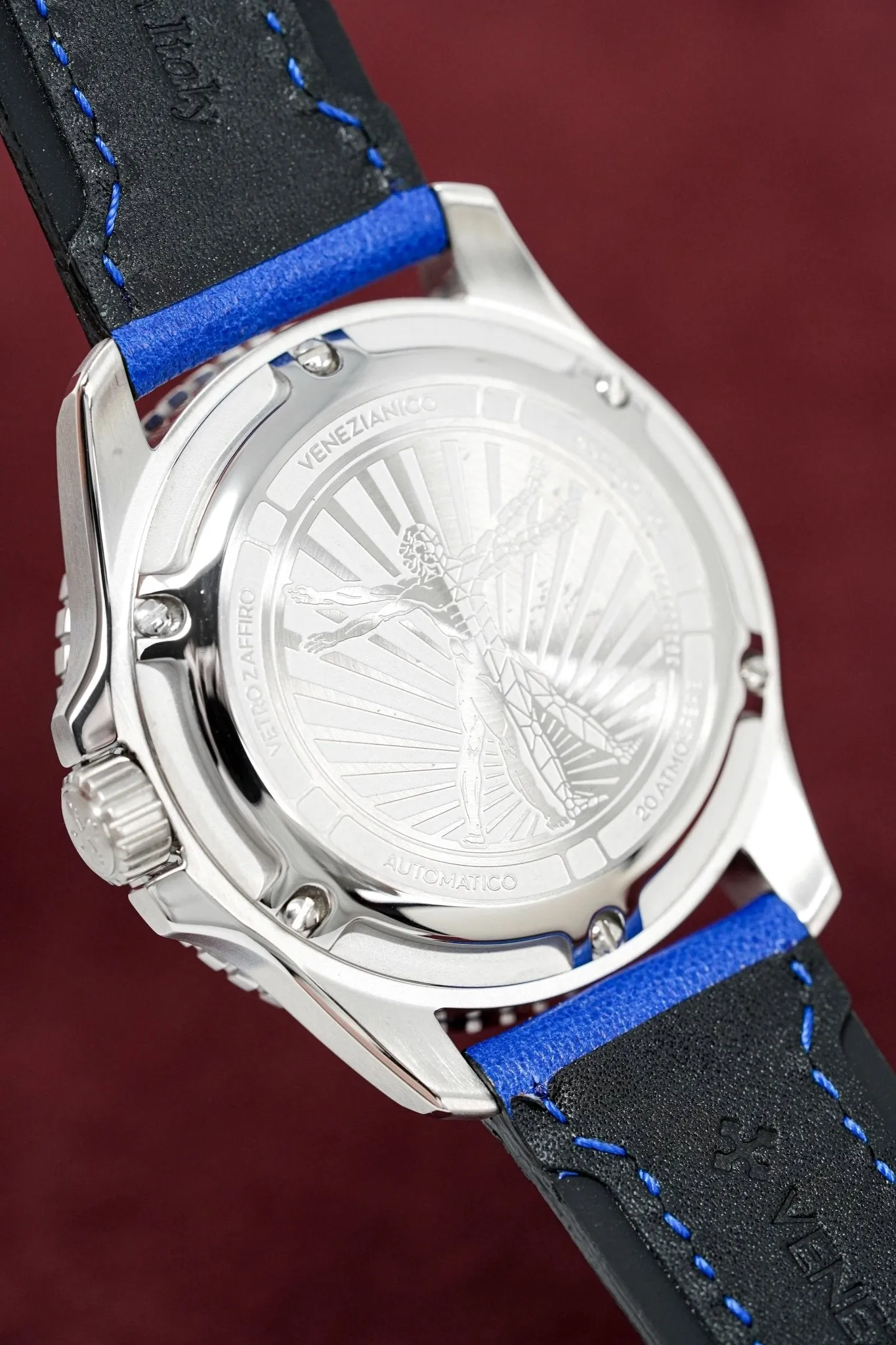 Venezianico Automatic Watch Nereide UltraLeggero Skeleton Blue 3921502