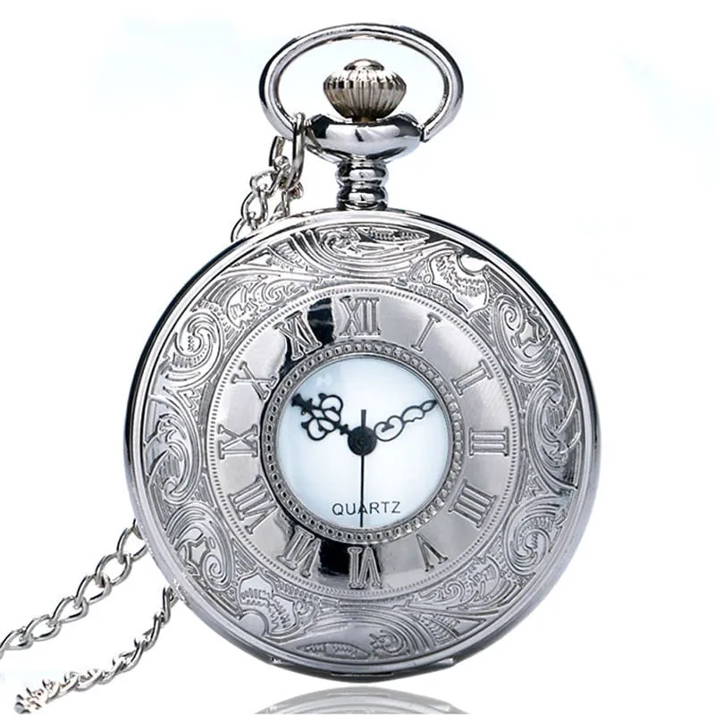 Vintage Charm Black Unisex Fashion Roman Number Quartz