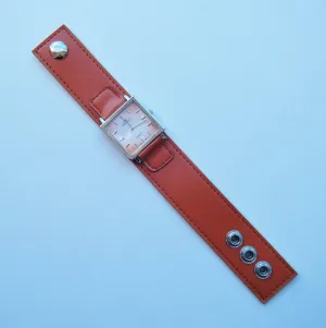 Watch Wrist Orange Cuff Wristband Wristwatch