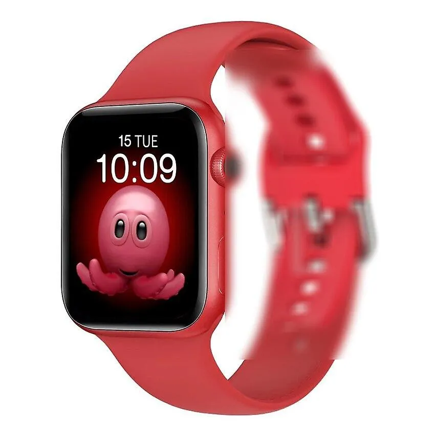 Watches smart watch music playing heart rate blood pressure monitoring exercise meter step bluetooth red