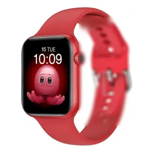 Watches smart watch music playing heart rate blood pressure monitoring exercise meter step bluetooth red