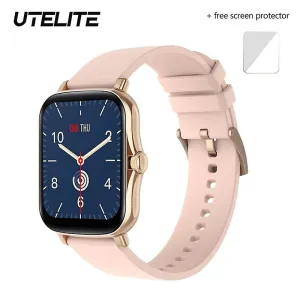 Watches smart watch p8 plus rotate button waterproof heartrate fitness tracker smartwatch 1.69 Inches