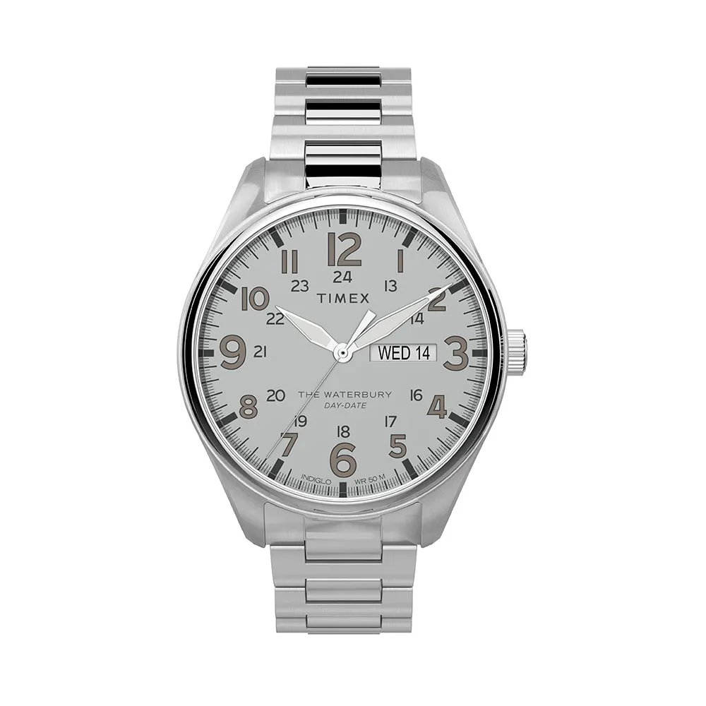 Waterbury Traditional Day-Date 42mm Stainless Steel Band