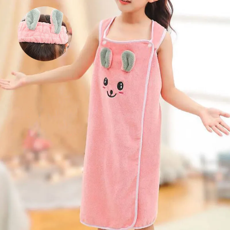 Wearable Bunny Baby Bath Towel