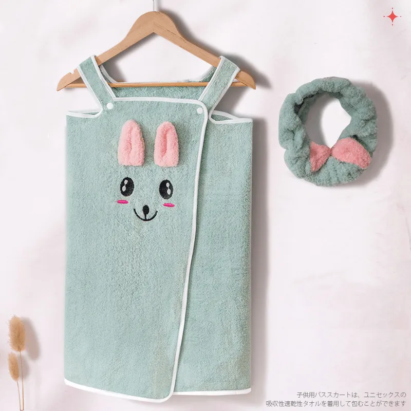 Wearable Bunny Baby Bath Towel