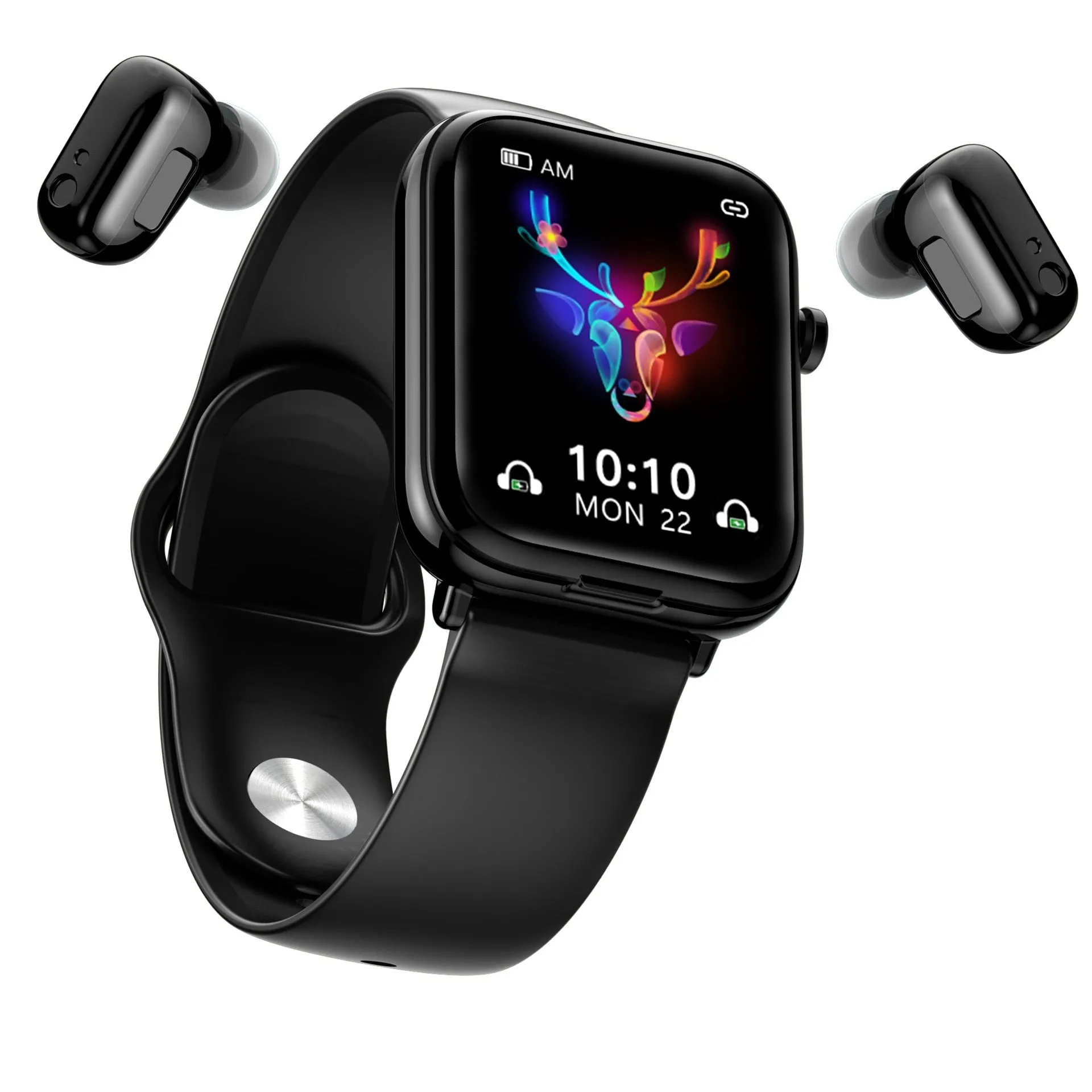 X8 headset smart watch two-in-one X5 upgrade version ultra-thin 1.69 full-touch large screen IP67 waterproof metal shell