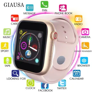 Z6 Kids Smart Watch SIM Card Men Bluetooth Phone Watch Audio Video Player Sleep Alarm Women Smartwatch for Android IOS Watches