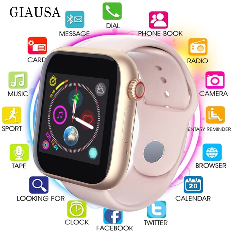 Z6 Kids Smart Watch SIM Card Men Bluetooth Phone Watch Audio Video Player Sleep Alarm Women Smartwatch for Android IOS Watches