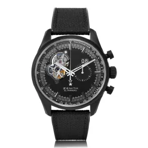 ZENITH El Primerio Chronomaster Ceramicised Aluminium Mens Watch 24.2160.4068/21.R573